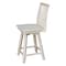 International Concepts Mission Counter Height Stool, with Swivel, 24" Seat Height, Unfinished S-262SW - alternate 8